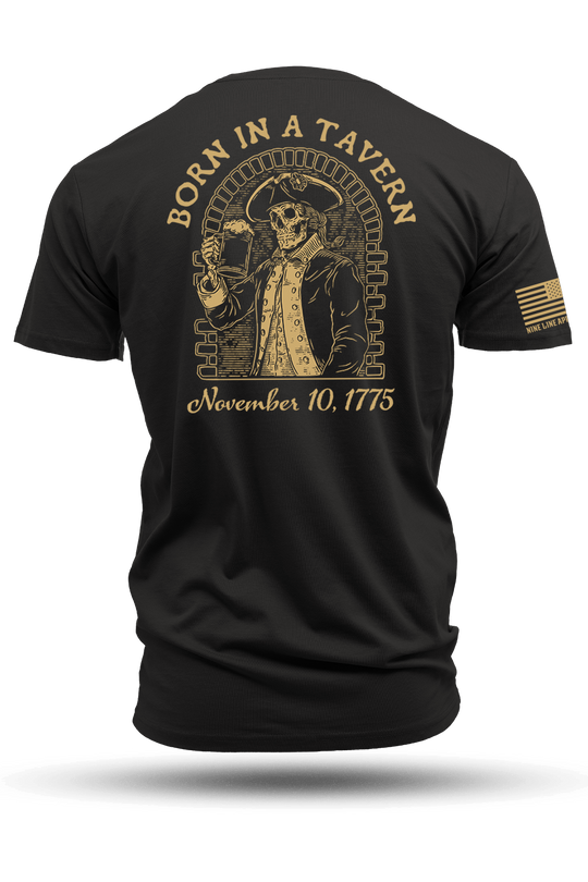 Born in a Tavern - Men's Premium Cotton T-shirt