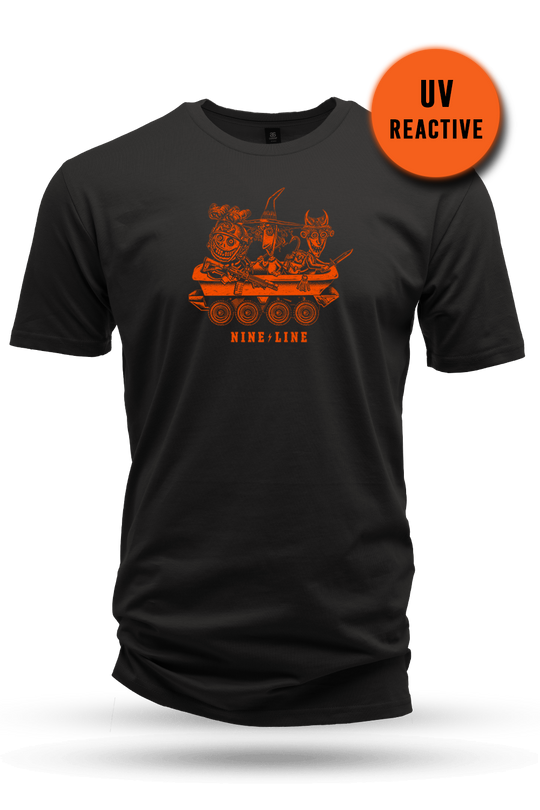 Tactical Nightmare - UV Reactive Men's Premium Cotton T-shirt