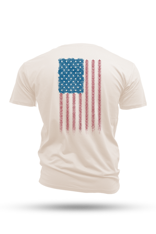 Baseball Flag - Cotton T-Shirt