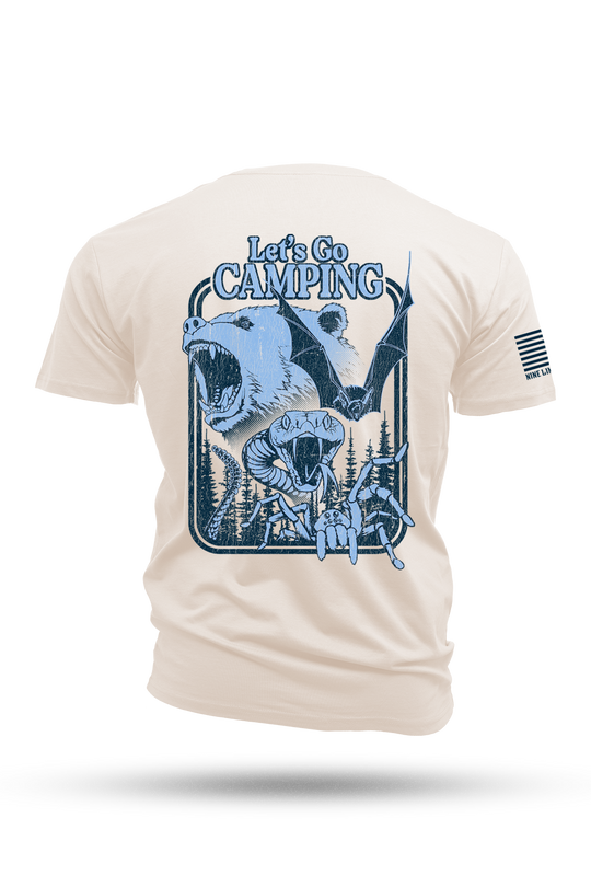 Camping - Men's Premium Cotton T-shirt
