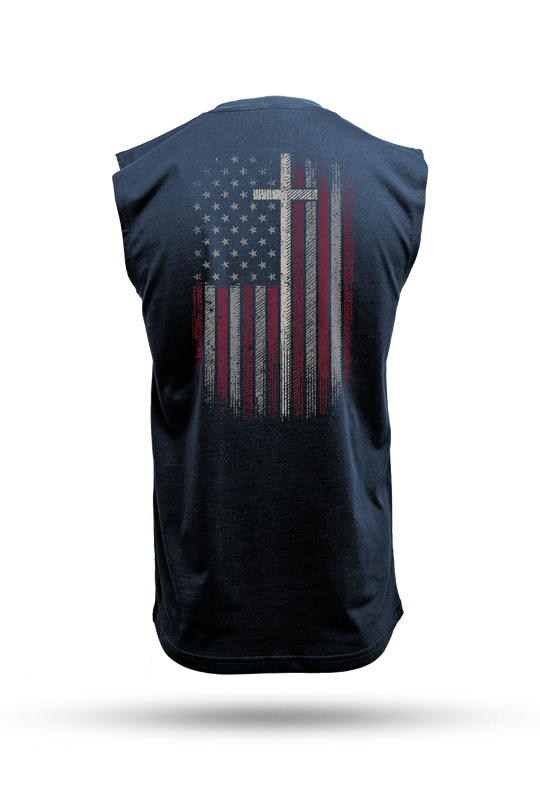 Cross Flag - Men's Muscle Tank Top