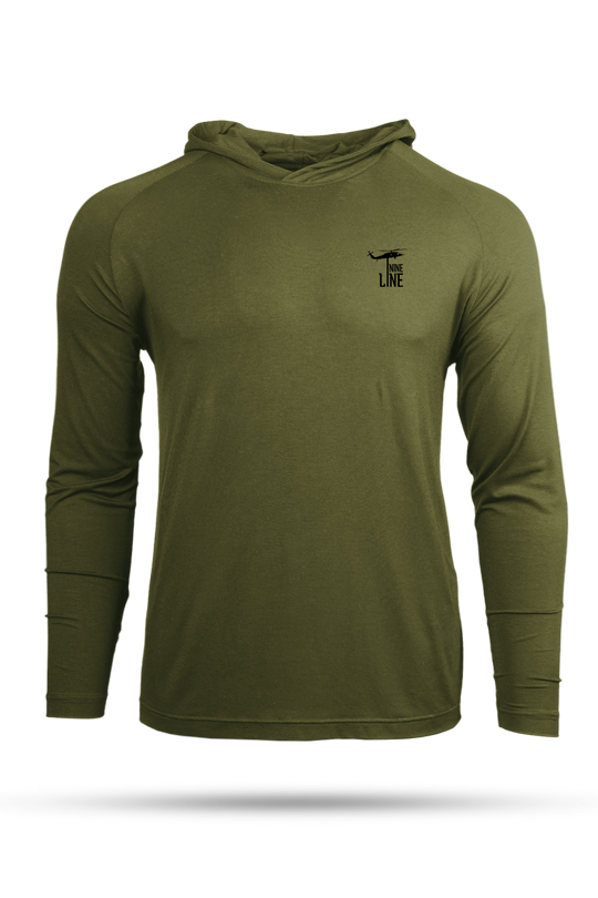 Lightweight Bamboo Hoodie with Dropline Logo