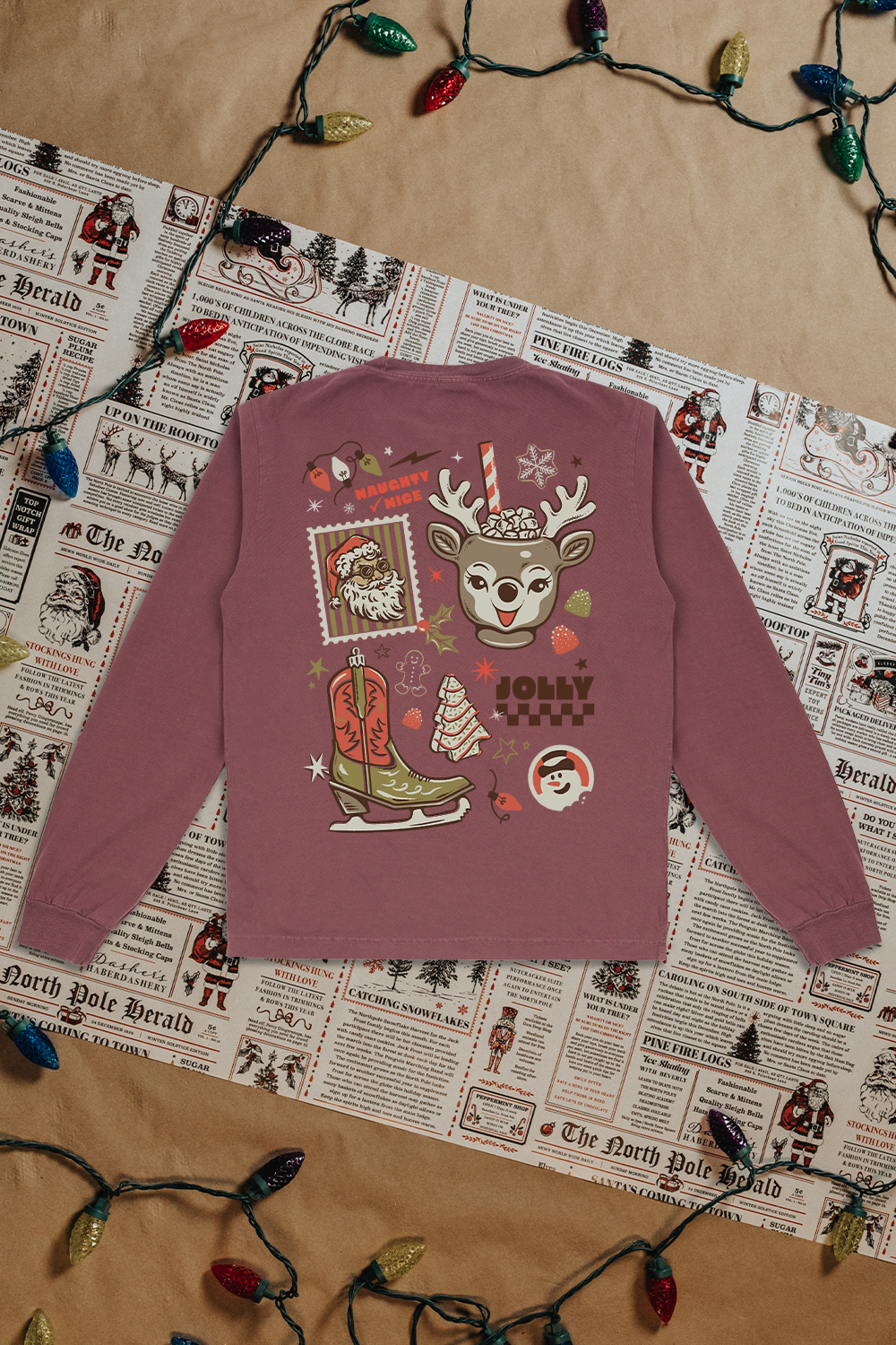 Jolly Season - Women's Relaxed Fit Long-Sleeve T-Shirt