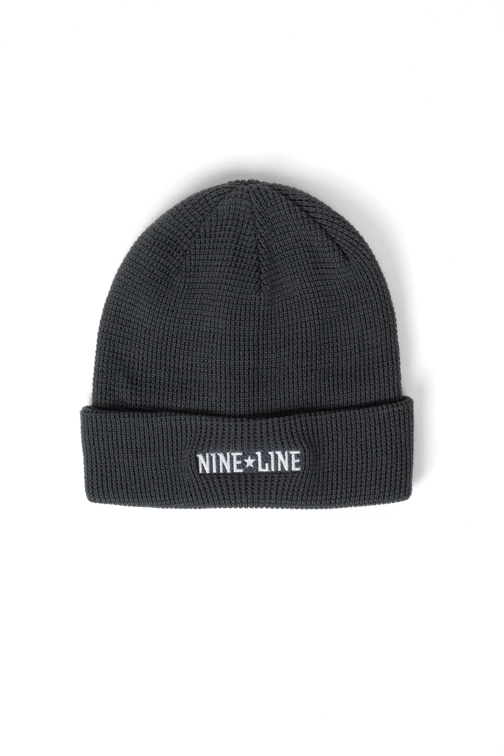 Waffle Knit Cuffed Beanie