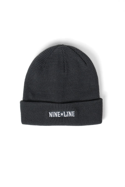 Waffle Knit Cuffed Beanie