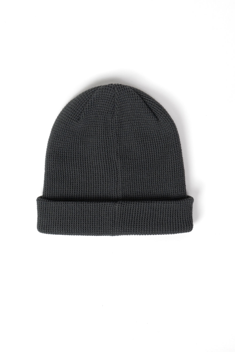 Waffle Knit Cuffed Beanie