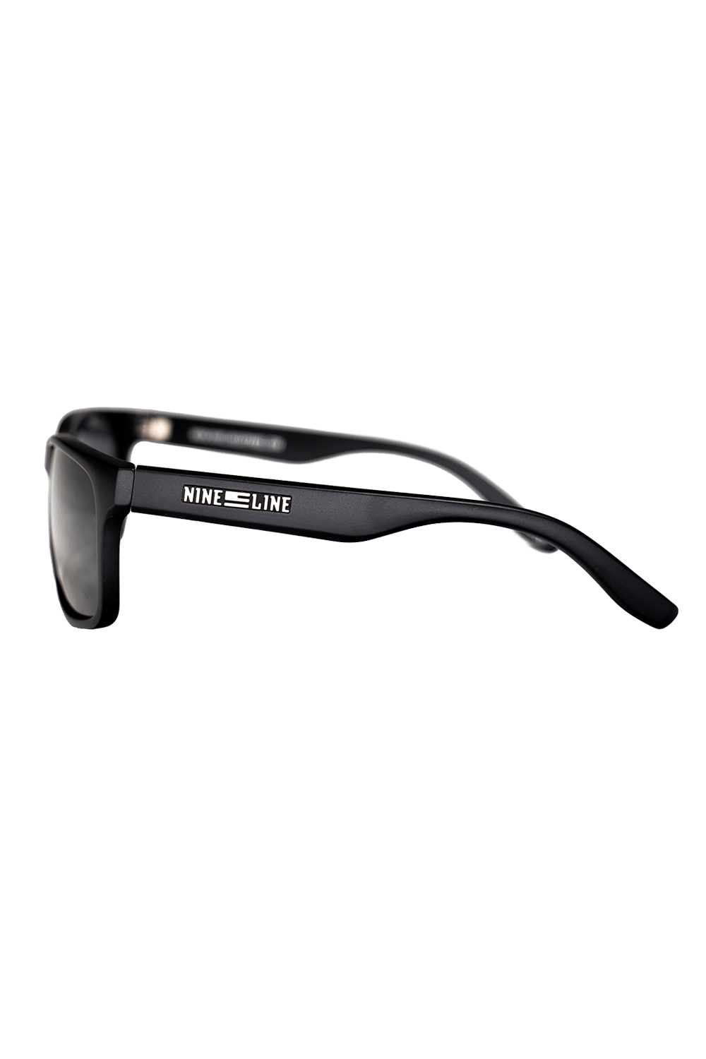 Nine Line Sunglasses Black Frame Smoke Lens