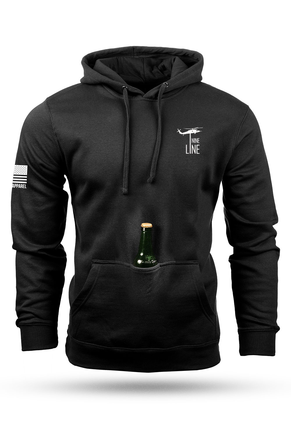Nine Line Apparel - American Flag Schematic Tailgater Hoodie Nine Line Apparel - American Flag Schematic Tailgater Hoodie