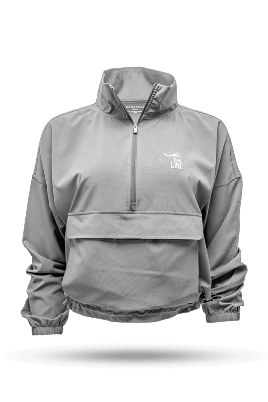 Women's 1/4 Zip Pullover Jacket - Silicone Logo
