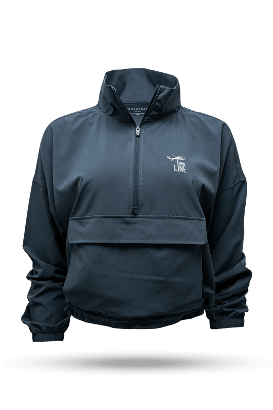 Women's 1/4 Zip Pullover Jacket - Silicone Logo