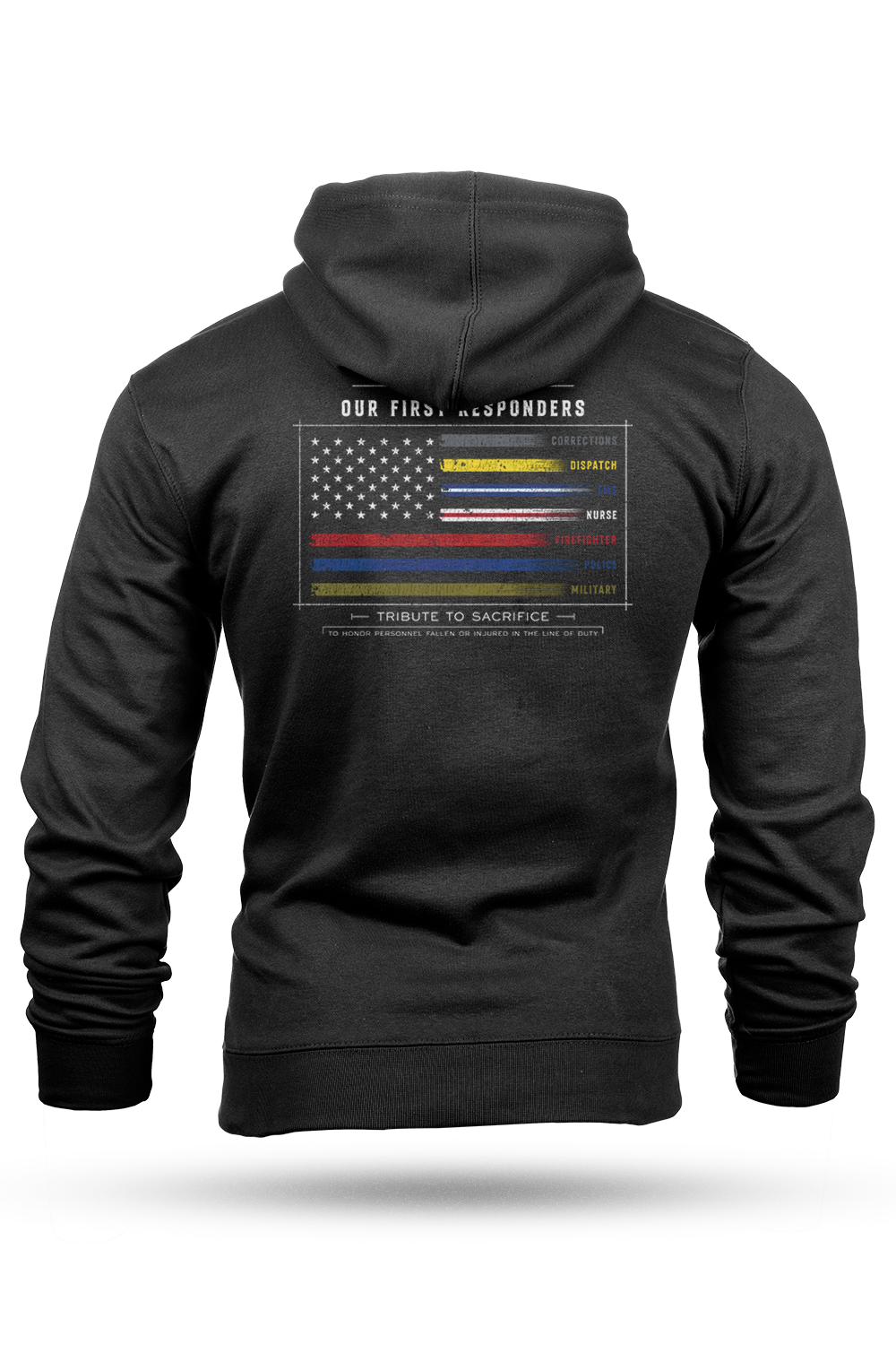 First Responders Flag - Hoodie