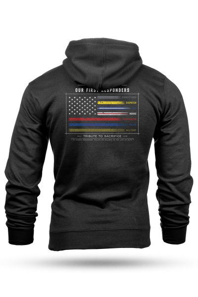 First Responders Flag - Hoodie
