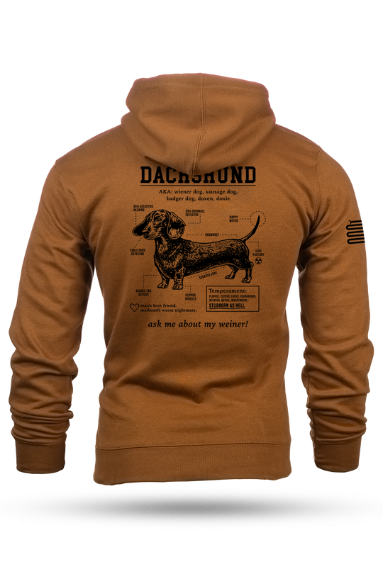 Dachshund Schematic - Hoodie