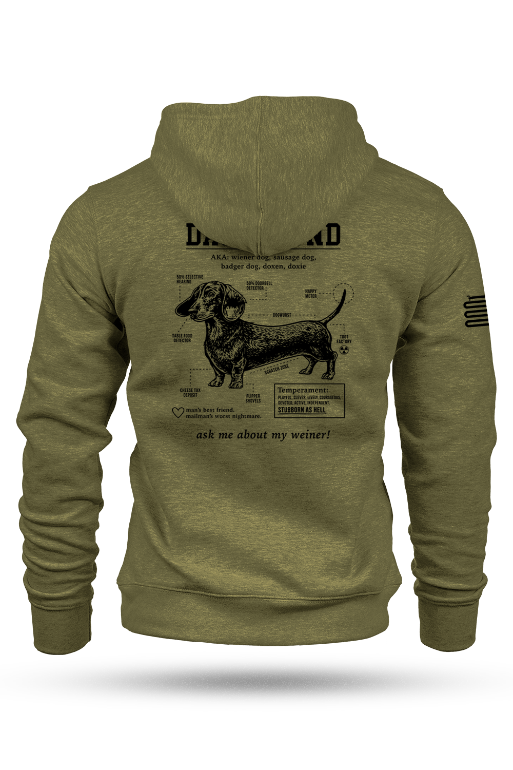 Dachshund Schematic - Hoodie