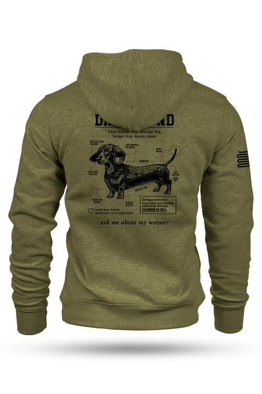 Dachshund Schematic - Hoodie