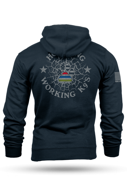 K9 Quilt of Honor - paw - Hoodie