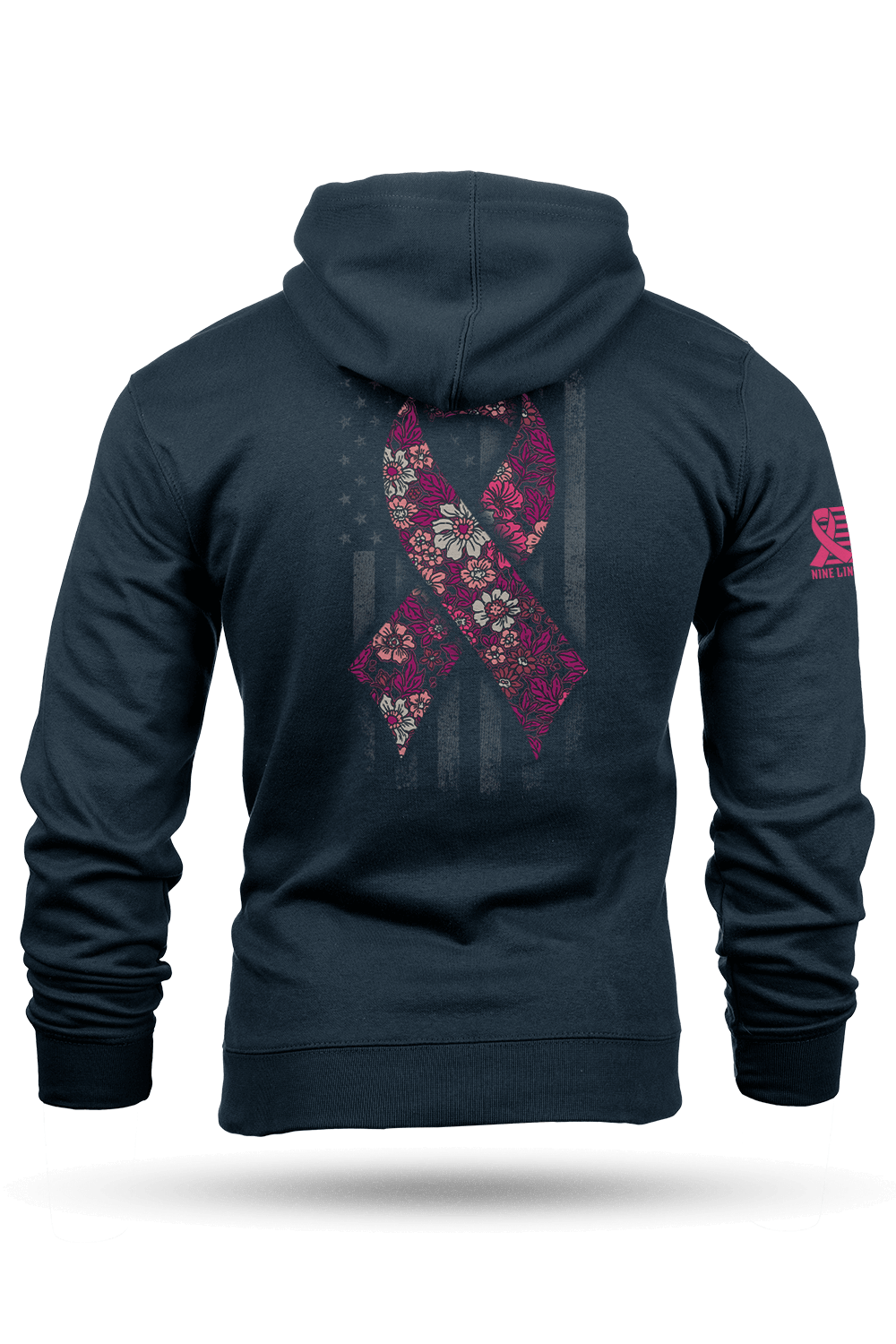 Breast Cancer Ribbon Flag 2025 - Hoodie