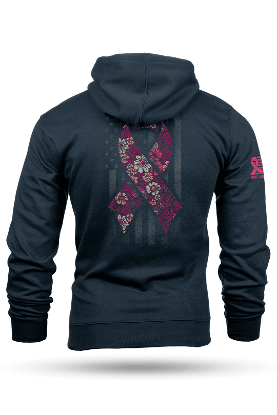 Breast Cancer Ribbon Flag 2025 - Hoodie