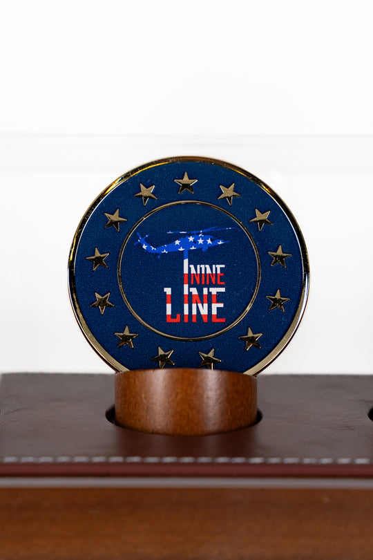 American Flag Schematic Challenge Coin