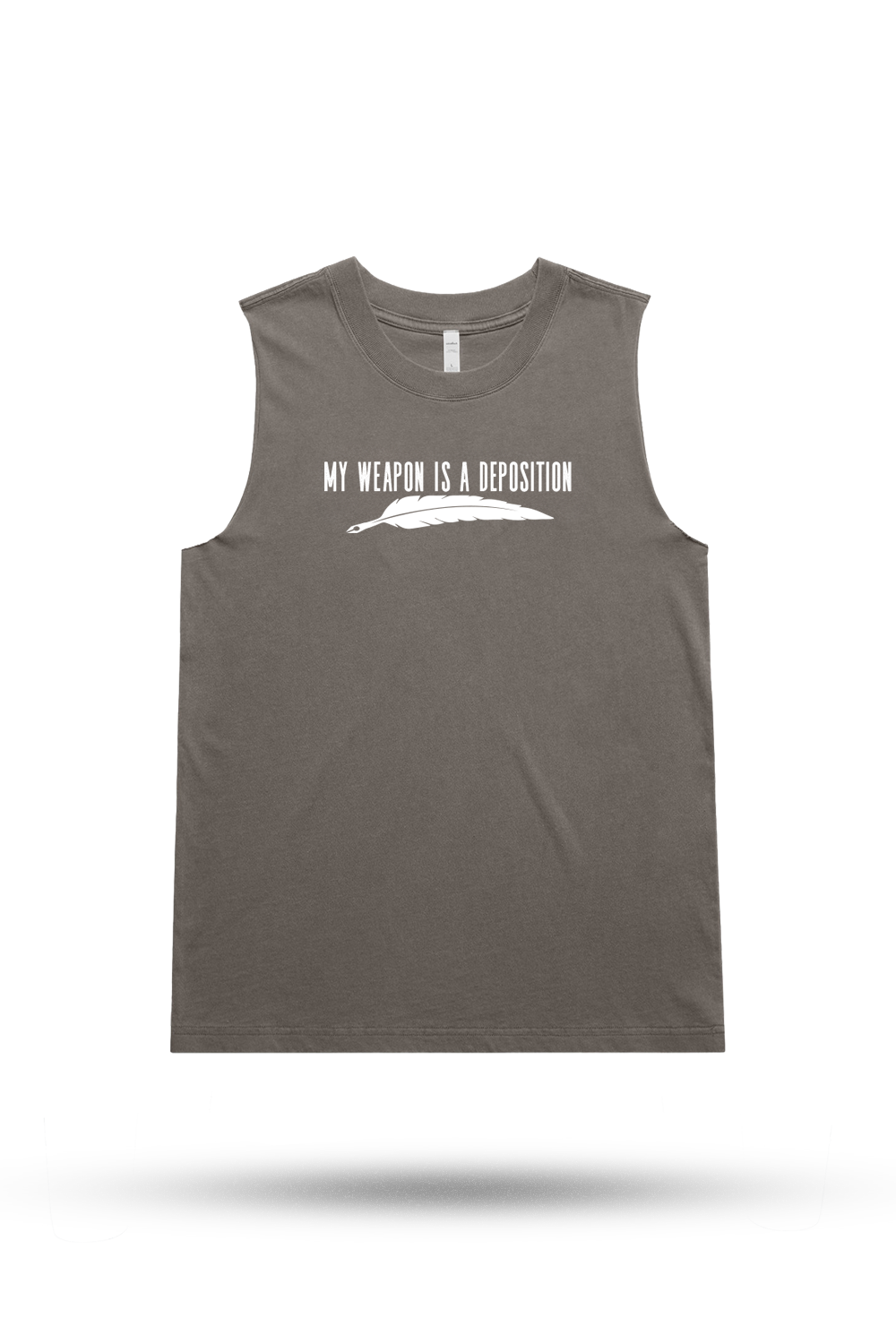 My Weapon is a Deposition - Women's Boyfriend Tank Top