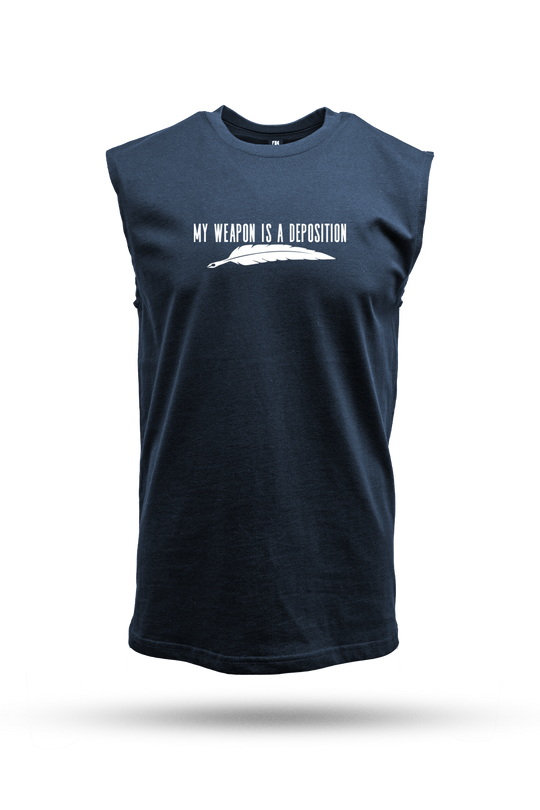My Weapon is a Deposition - Men's Muscle Tank Top