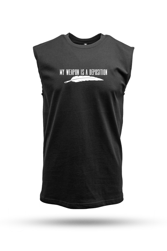My Weapon is a Deposition - Men's Muscle Tank Top