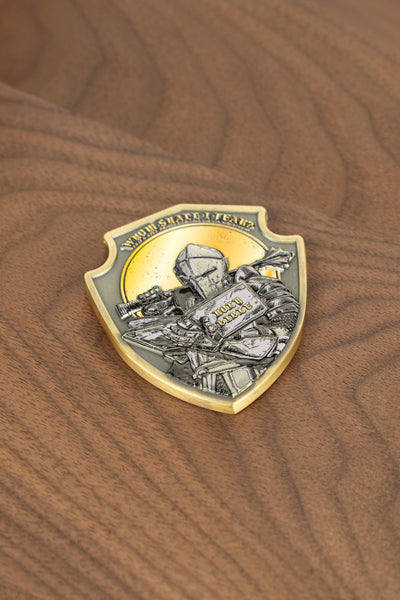 Whom Shall Challenge Coin