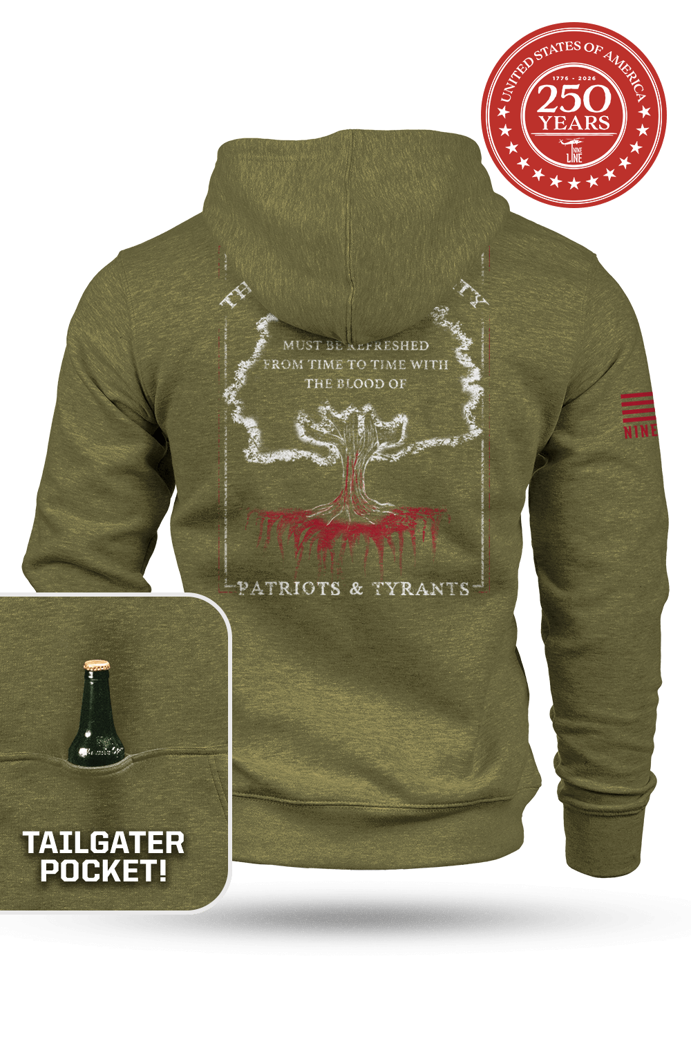 Tree of Liberty - Tailgater Hoodie