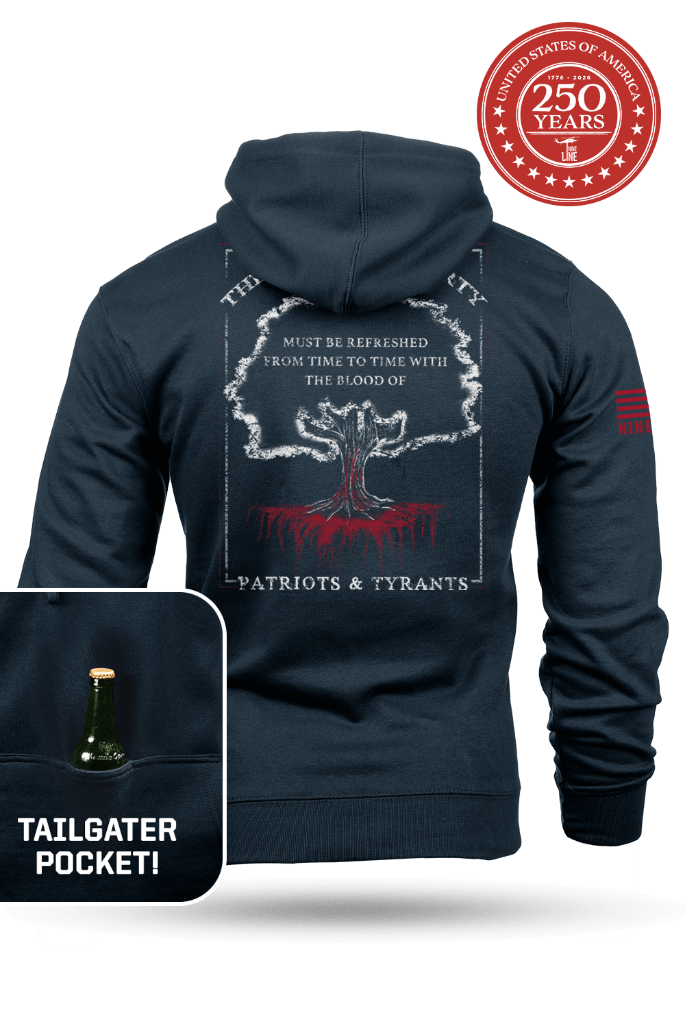 Tree of Liberty - Tailgater Hoodie