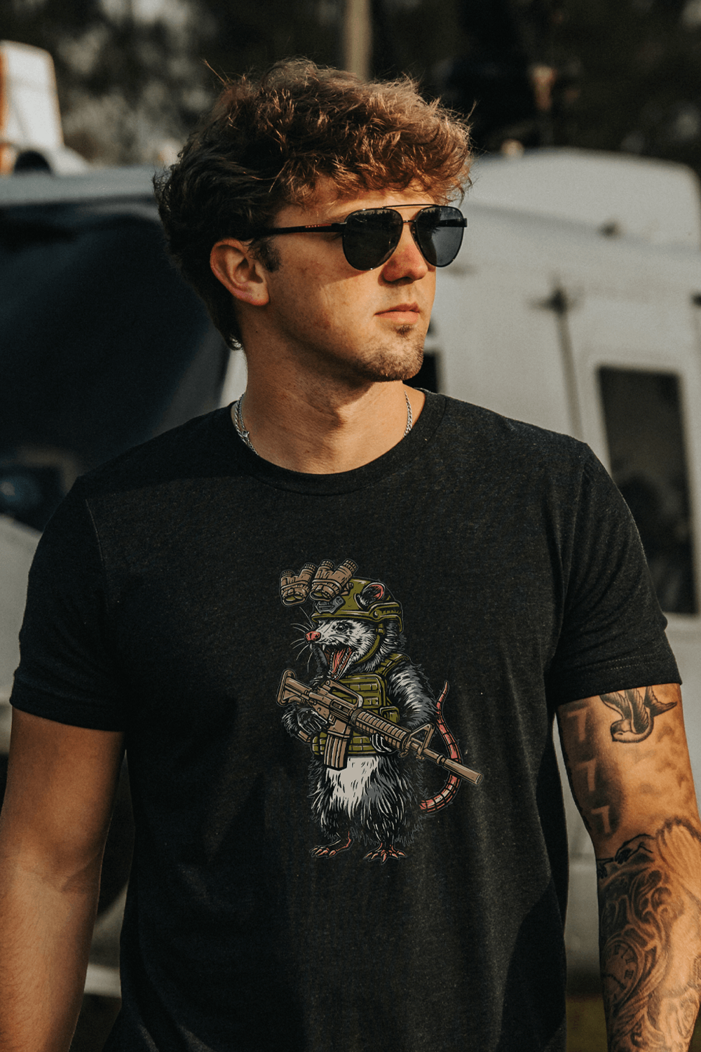 Tactical Trash Kitten - T-Shirt