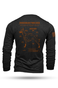 Doberman Schematic - Long-Sleeve Shirt