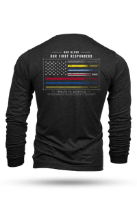 First Responders Flag - Long-Sleeve Shirt