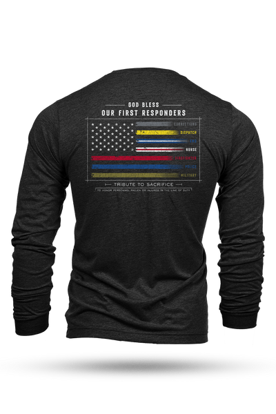 First Responders Flag - Long-Sleeve Shirt