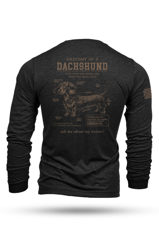 Dachshund Schematic - Long-Sleeve Shirt