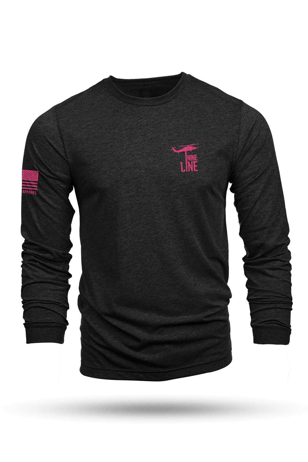 Breast Cancer Ribbon Flag 2025 - Long-Sleeve Shirt