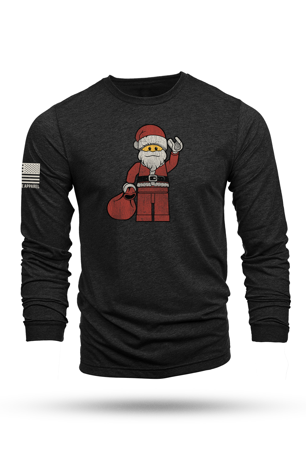 Block Santa - Long-Sleeve Shirt