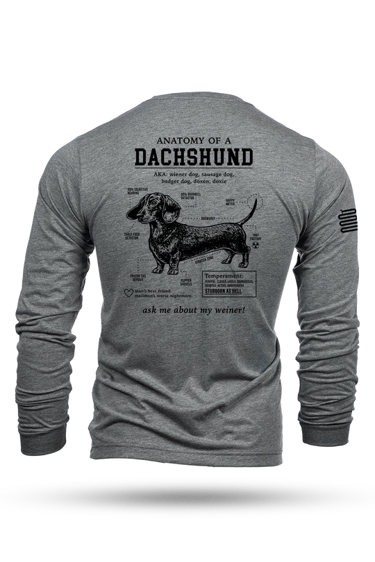 Dachshund Schematic - Long-Sleeve Shirt