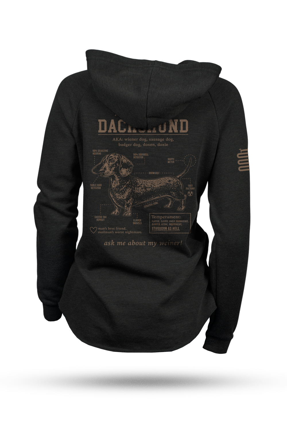Dachshund Schematic - Women's Hoodie