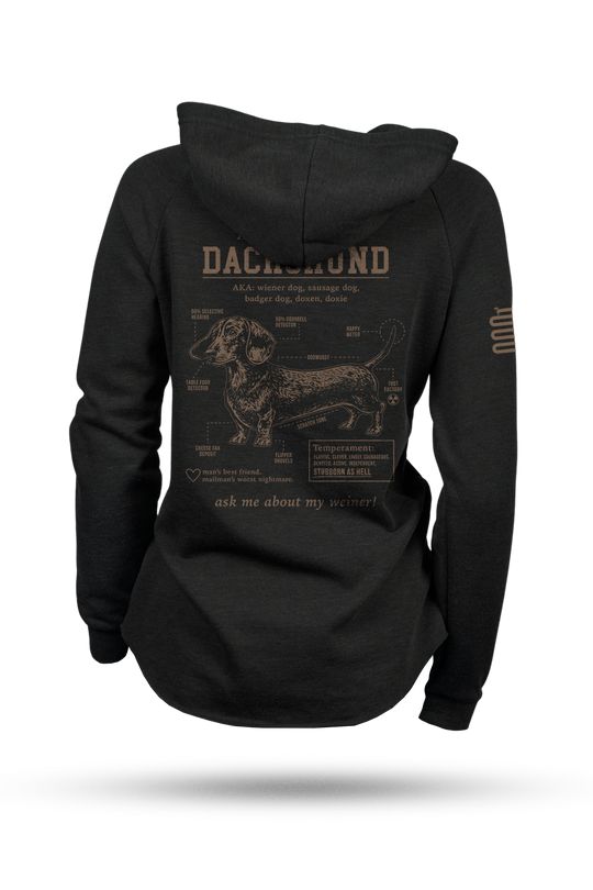 Dachshund Schematic - Women's Hoodie