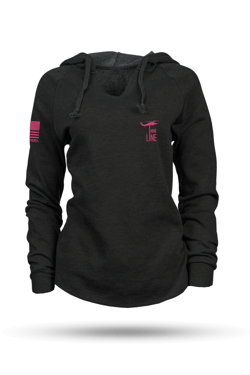Breast Cancer Ribbon Flag 2025 - Women's Hoodie