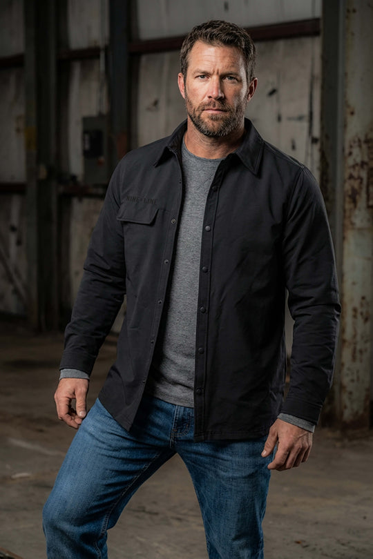 Men's Twill Overshirt Jacket