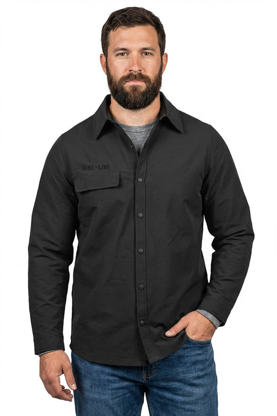 Men's Twill Overshirt Jacket