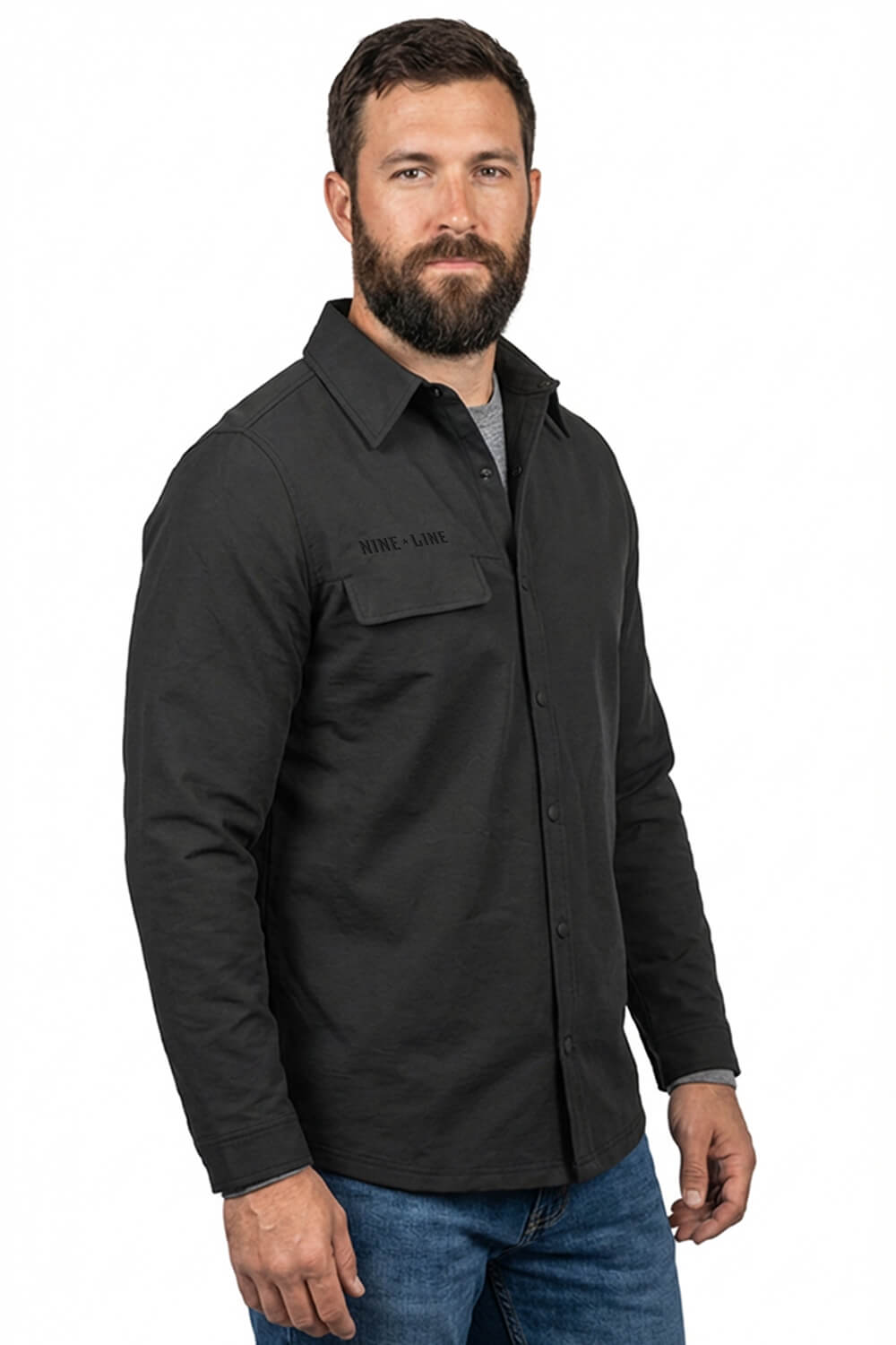 Men's Twill Overshirt Jacket