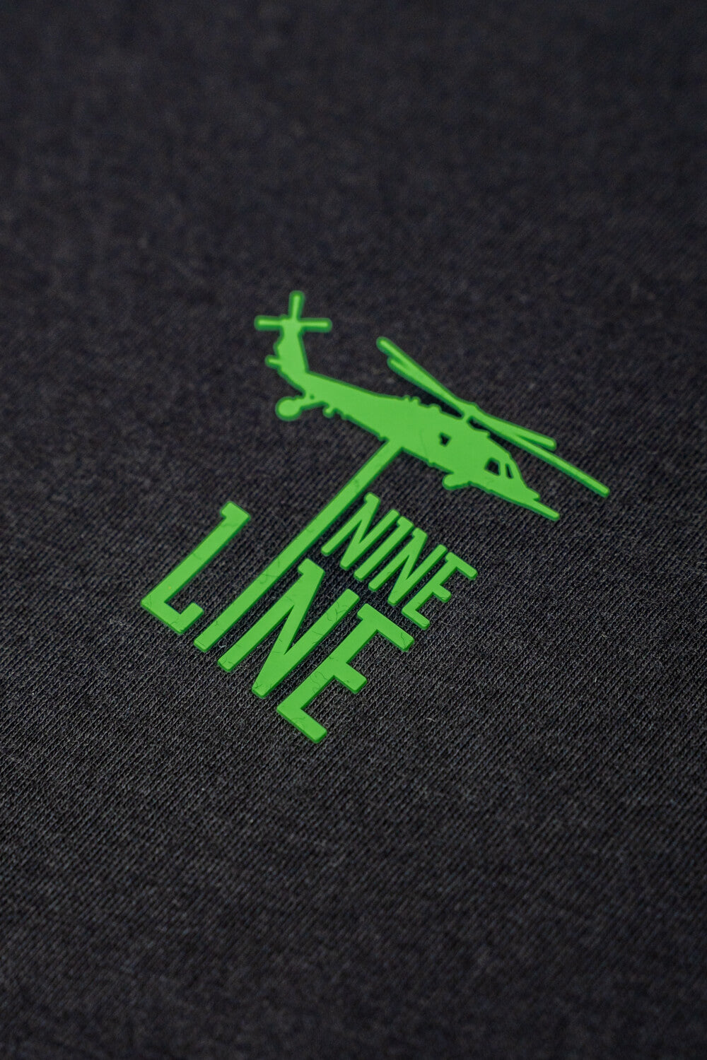 Silicone Dropline Logo - Long-Sleeve T-Shirt (Night Vision Edition)
