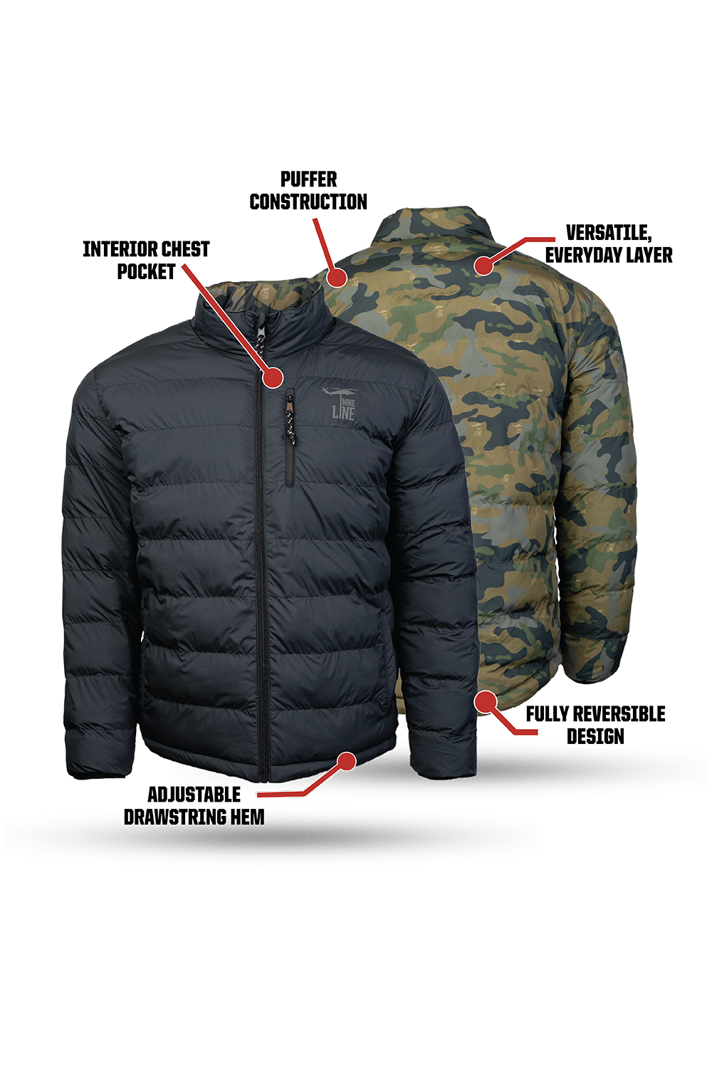 Reversible Puffer Jacket
