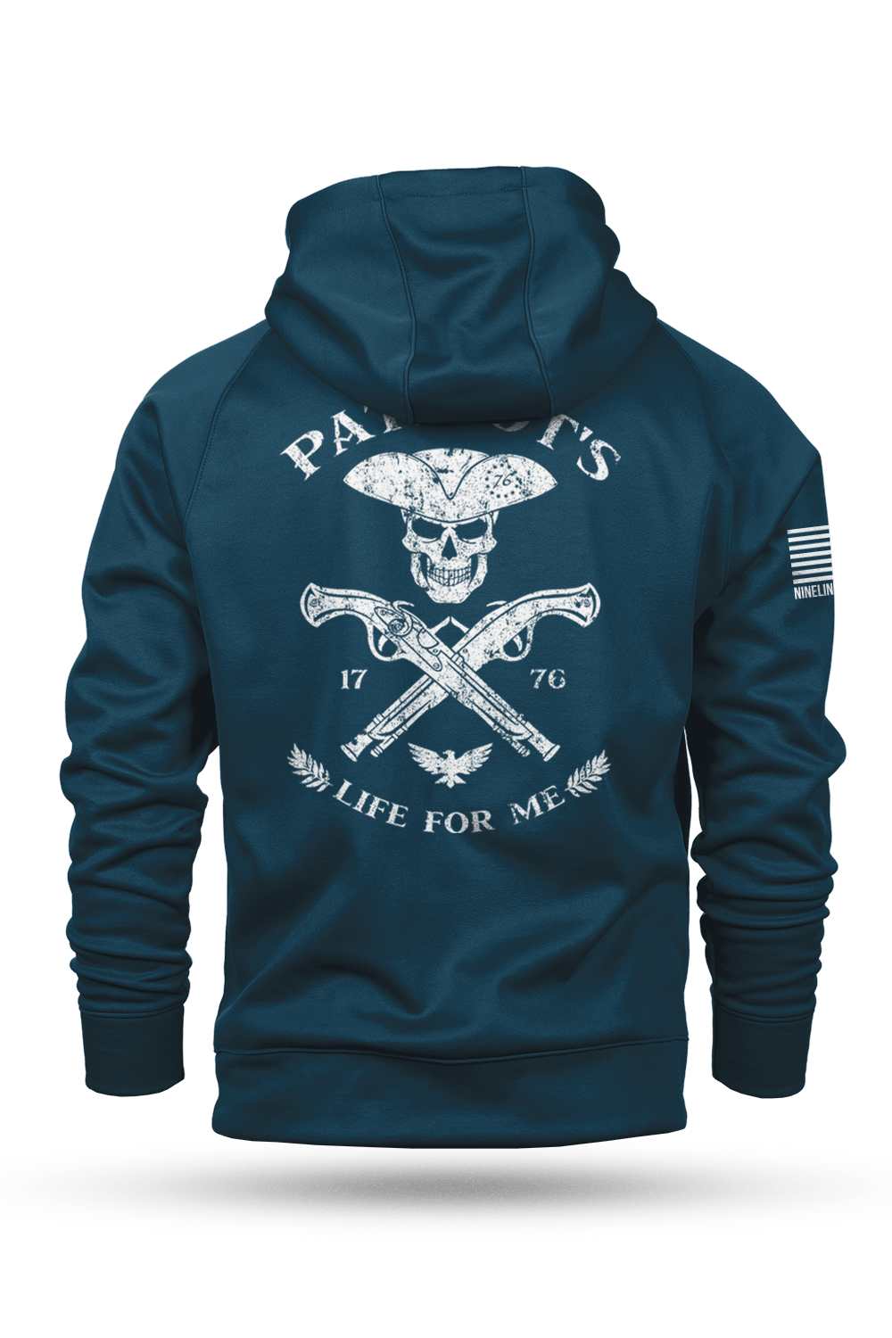 Raglan Tailgater Hoodie - Patriots Life For Me