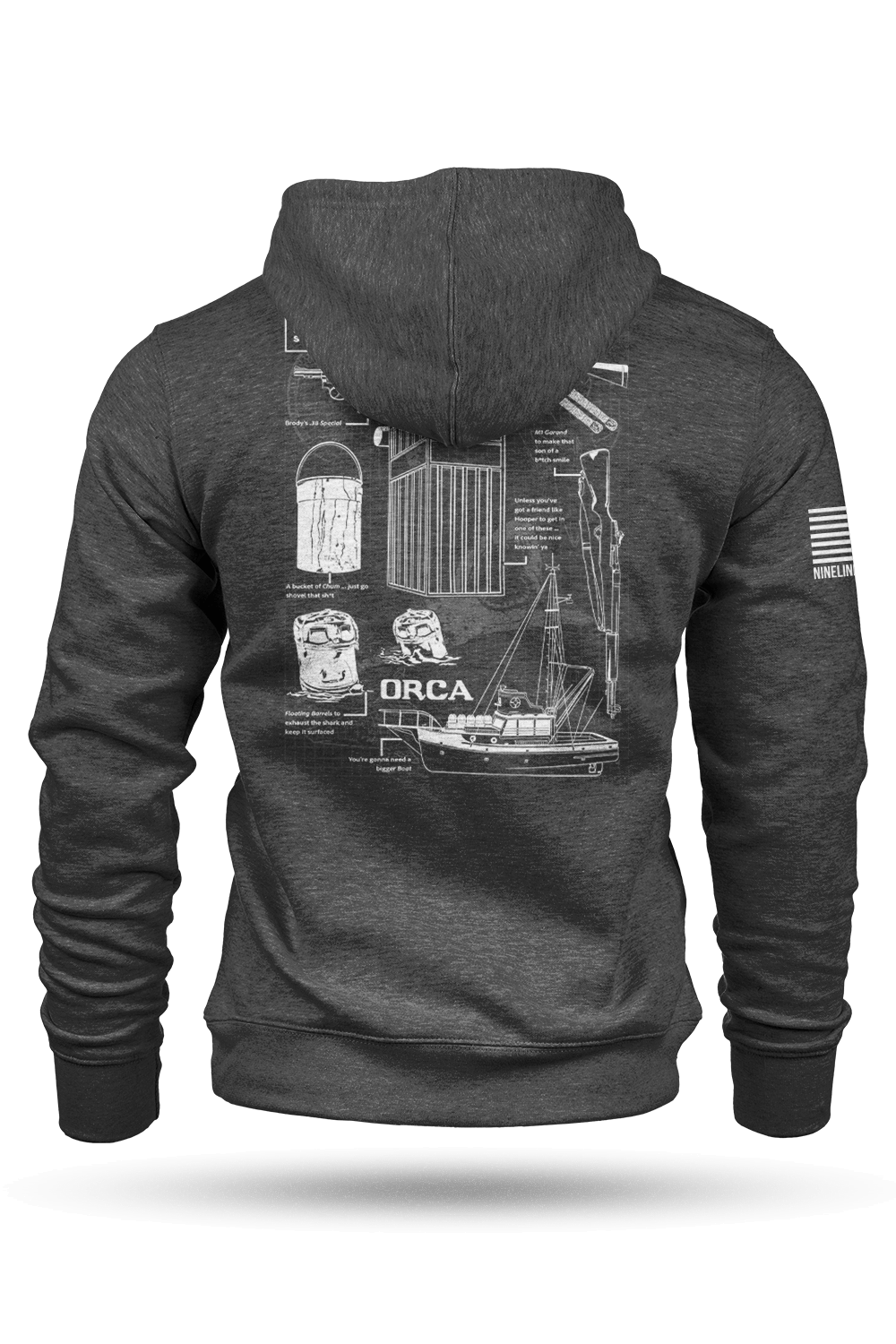 Shark Hunter Schematic - Hoodie