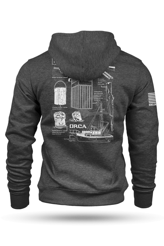 Shark Hunter Schematic - Hoodie