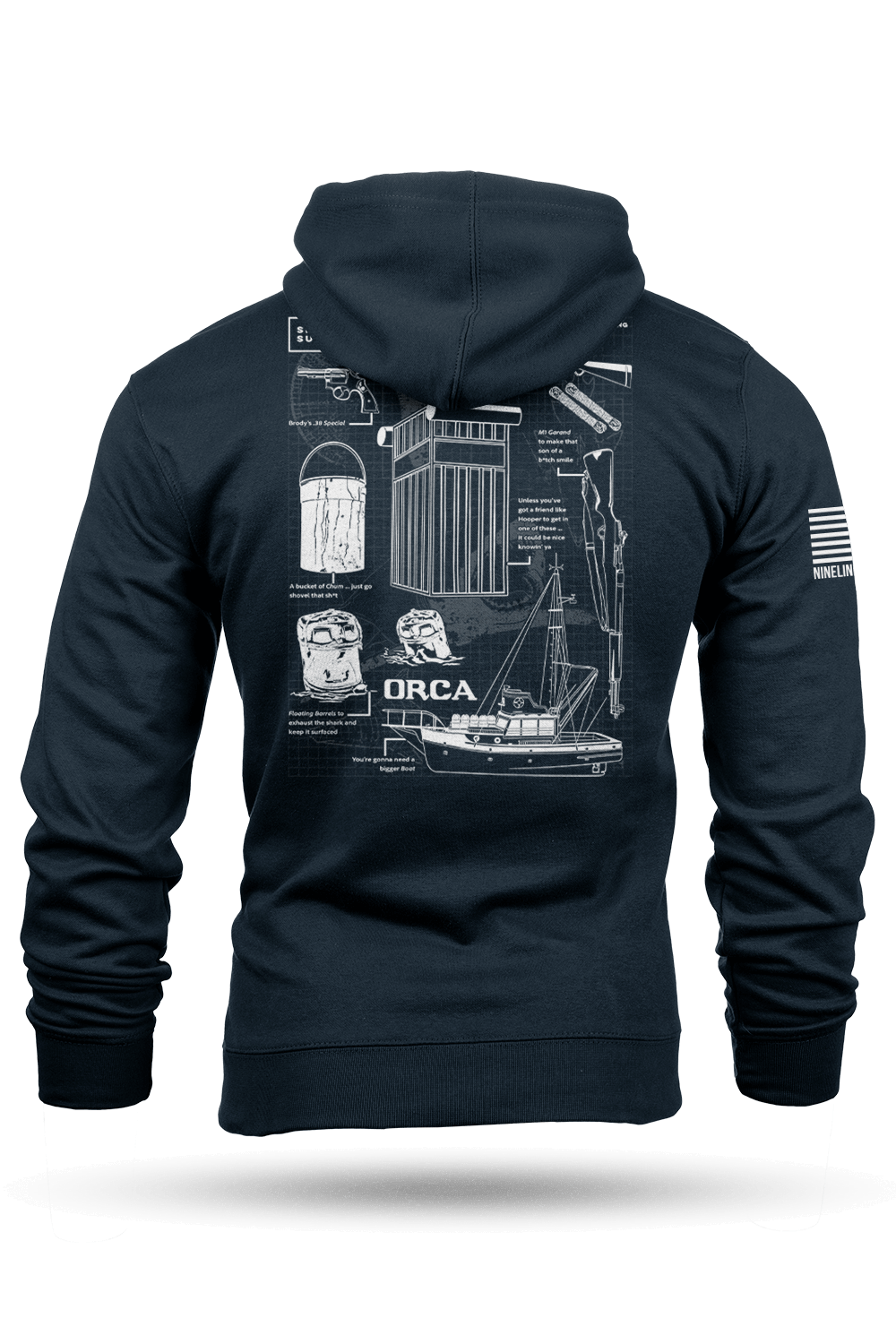 Shark Hunter Schematic - Hoodie