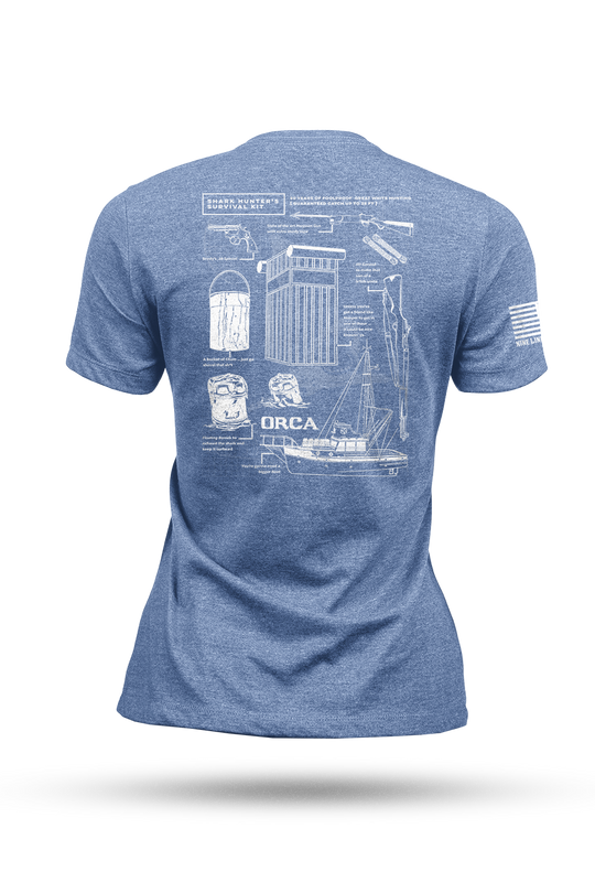 Shark Hunter Schematic - Women's T-Shirt